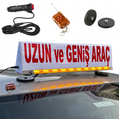 Uzun ve Geniş Araç Tabelası Uzun ve Geniş Araç Tabelası